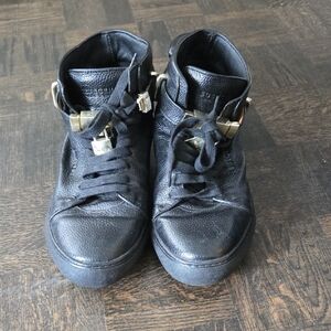 Buscemi Black High-Top Sneakers